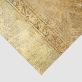 Vintag, Gold, rustikal, Damaste, getragen, mit Seidenpapier (Ausschnitt)