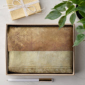 Vintag, Gold, rustikal, Damaste, getragen, mit Seidenpapier (Geschenk)