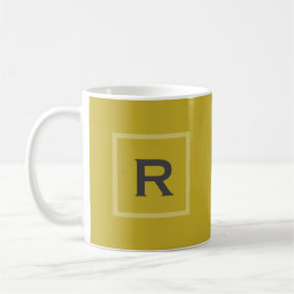 Vintag Gold Solid Color Schlicht Personal Kaffeetasse