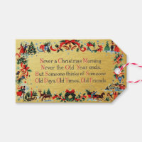 Vintag Gold Texture Weihnachtsgedicht