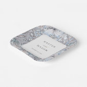 Vintag Golden Lilies William Morris Wedding Pappteller (Gewinkelt)