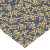 Vintag Golden Mistletoe Tischdecke (Schrägansicht)