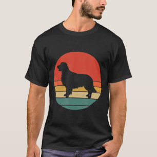 Vintag - Golden Retriever Dog Silhouette Retro 60 T-Shirt