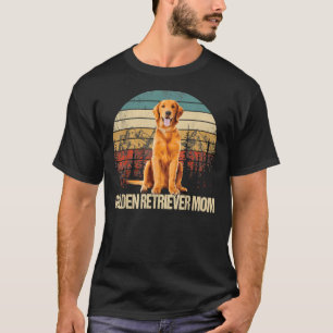 Vintag Golden Retriever Mama Funny Dog T-Shirt