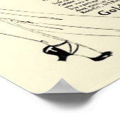 Vintag Golden Shampoo Ad Poster (Ecke)