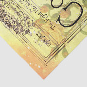 Vintag Golden Summer Tee Kettle Entdeckungsreise Seidenpapier (Detail)