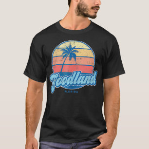 Vintag Goodland Florida FL 70er Retro Surfer T-Shirt