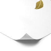 Vintag Goose Girl Baby Dusche Willkommenspopster Poster (Ecke)