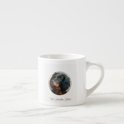 Vintag Gordon Setter Espressotasse (Rechts)