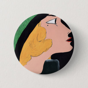 Vintag got den Blick-Knopf Button