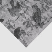 Vintag Goth Decoupage Crow Raven Seidenpapier (Ausschnitt)