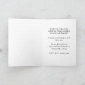 Vintag Goth Halloween-Party Einladung (Innenseite)