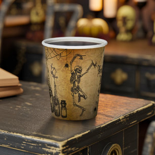 Vintag Goth Halloween Spooky Custom Pappbecher