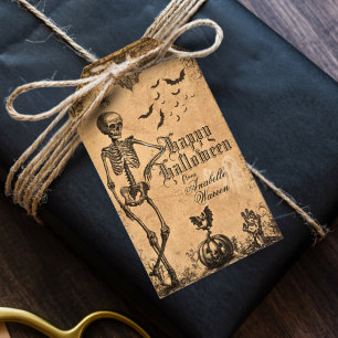 Vintag Goth Halloween Spooky Party Dark Macabre Geschenkanhänger