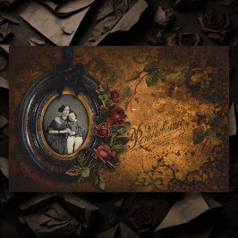 Vintag Goth in Erinnerung Halloween Ephemera Seidenpapier