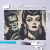 Vintag Goth Woman Seidenpapier (Handwerk)