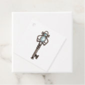 Vintag-Gothic-Blue-Gemstone-Schlüssel Geschenkanhänger (Beispiel)