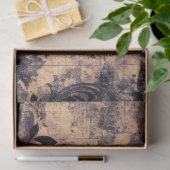 Vintag-Gothic-Dark-Map-Decoupage Print Seidenpapier (Geschenk)