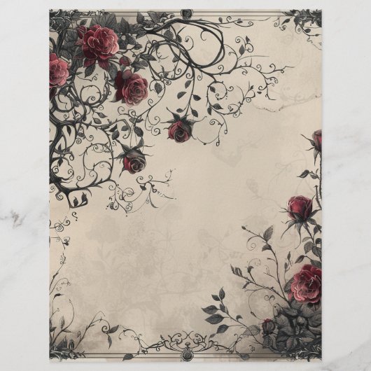 Vintag-Gothic-Junk-Journal (Rückseite)