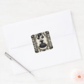 Vintag-Gothic Little Black Dress Sticker (Umschlag)