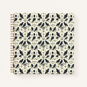 Vintag Gothic Ravens Notizblock