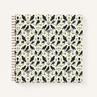 Vintag Gothic Ravens Notizblock