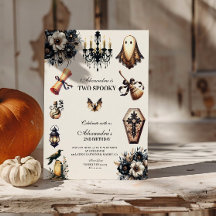 Vintag Gothic Spooky 2. Geburtstag Halloween