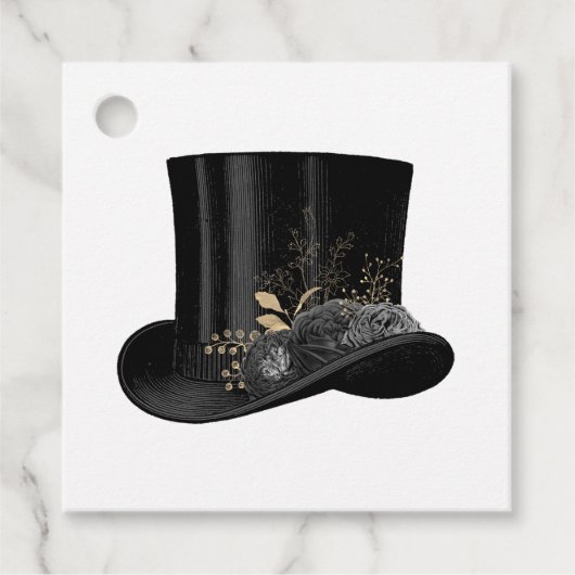 Vintag Gothic Steampunk Geschenkanhänger (Vorderseite)