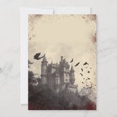 Vintag Gothic Vampire Dracula Vielen Dank Dankeskarte (Rückseite)