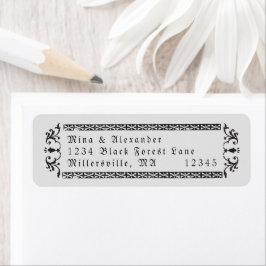 Vintag Gothic Wedding Black Gray