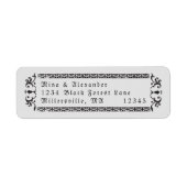 Vintag Gothic Wedding Black Gray (Vorne)