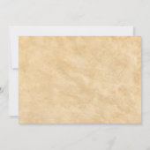 Vintag gotische Babydusche Einladung (Rückseite)