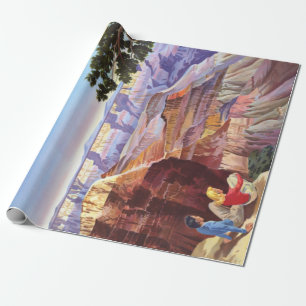 Vintag Grand Canyon und Bryce Canyon National Par Geschenkpapier