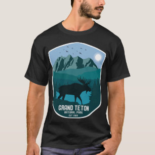 Vintag Grand Teton Nationalpark Locarno T-Shirt