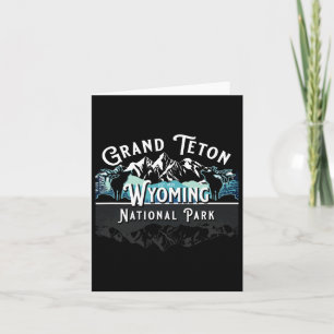 Vintag Grand Teton Nationalpark Wyoming Usa Ek Karte