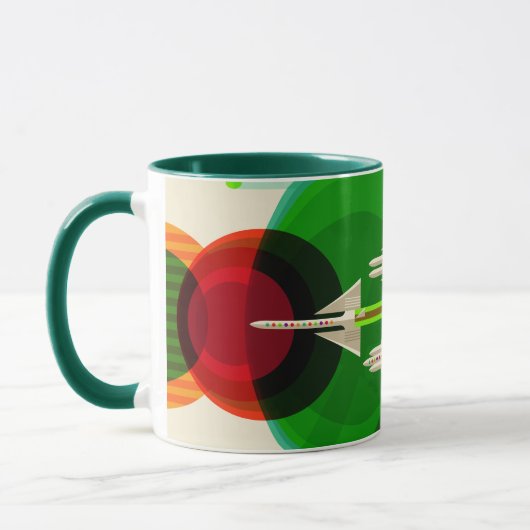 Vintag Grand Tour Solar System Travel Tasse (Links)