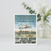 Vintag Grant Park Chicago Postkarte (Stehend Vorderseite)