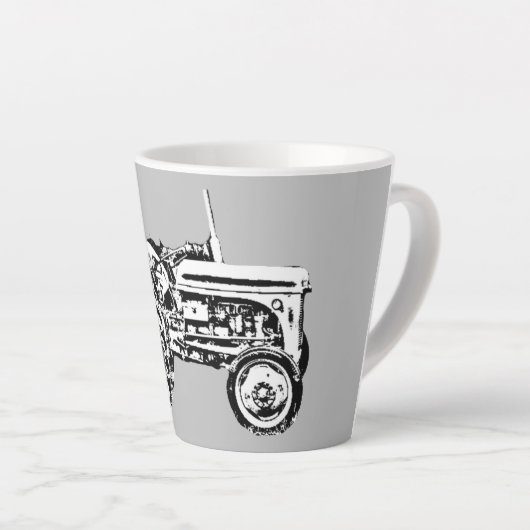 Vintag Graue Massey Gigant Coffee Milchtasse (Rechte Ecke)