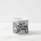 Vintag-Grauschnecke Espressotasse (Vorderseite)