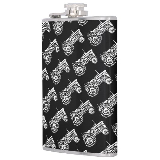 Vintag-Grauschnecke Flachmann (Links)