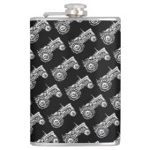 Vintag-Grauschnecke Flachmann (Vorderseite)