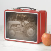 Vintag-Grauschnecke Metall Brotdose (Beispiel)