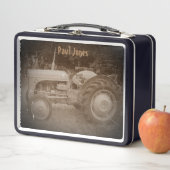 Vintag-Grauschnecke Metall Brotdose (Beispiel)