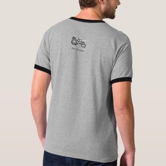 Vintag-Grauschnecke T-Shirt (Rückseite)