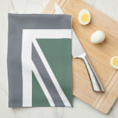 Vintag-Gray Classic Union Jack British(UK) Flag Geschirrtuch (Viertel Falte)
