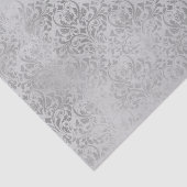 Vintag Gray Damask Seidenpapier (Ausschnitt)