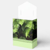 Vintag Green Fern Favor Geschenkschachtel (Geöffnet)