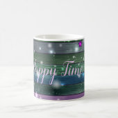 Vintag Green Happy Time Kaffeetasse (Mittel)