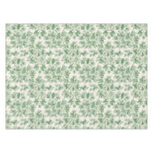 Vintag Green Holly Pattern Tischdecke (Vorderseite (Horizontal))