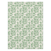 Vintag Green Holly Pattern Tischdecke (Vorderseite)